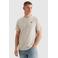 PME Legend regular T-shirt fijn gebreid beige