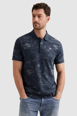 regular polo donkerblauw