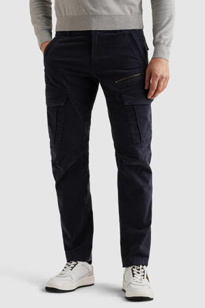 NORDROP tapered cargobroek donkerblauw