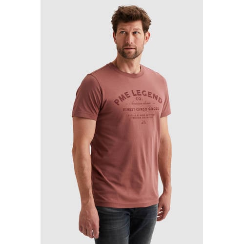 PME Legend regular T-shirt oudroze afbeelding