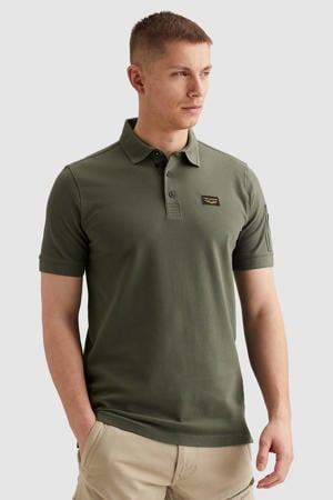 regular polo donkergroen