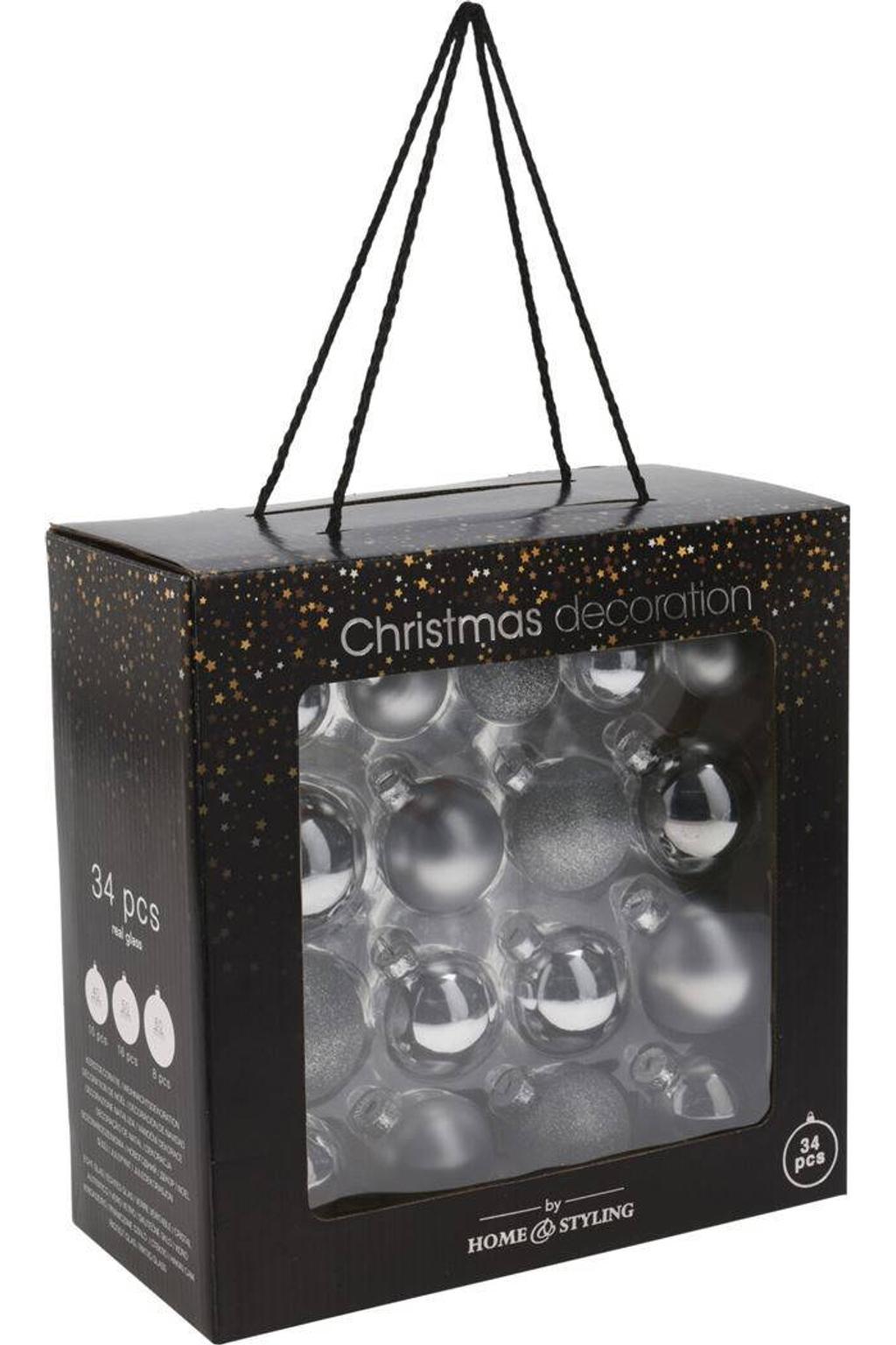 Home & Styling Collection kerstballen set (34 stuks) (ø5 cm)