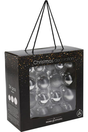 kerstballen set (34 stuks)  (ø5 cm)