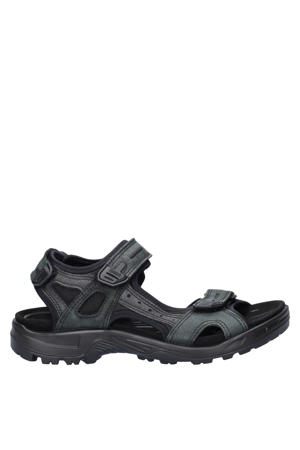 Off-Road suede sandalen chunky zwart