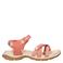 Ecco Offroad Roam suede sandalen koraalrood