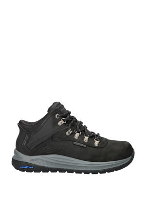 Hands Free Slip-In Meroe leren sneakers zwart