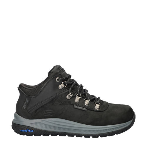 Skechers Hands Free Slip-In Meroe leren sneakers zwart afbeelding