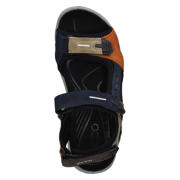thumbnail: Ecco Off-Road suede sandalen chunky zwart/oranje/grijs