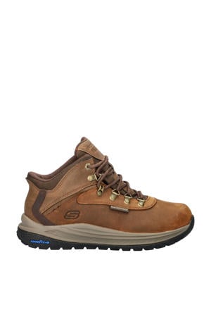 Hands Free Slip-In Meroe leren sneakers cognac