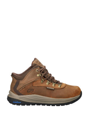 Hands Free Slip-In Meroe leren sneakers cognac