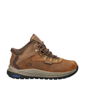 Hands Free Slip-In Meroe leren sneakers cognac