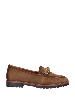 suède loafers camel