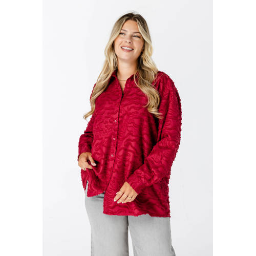 MS Mode blouse rood afbeelding