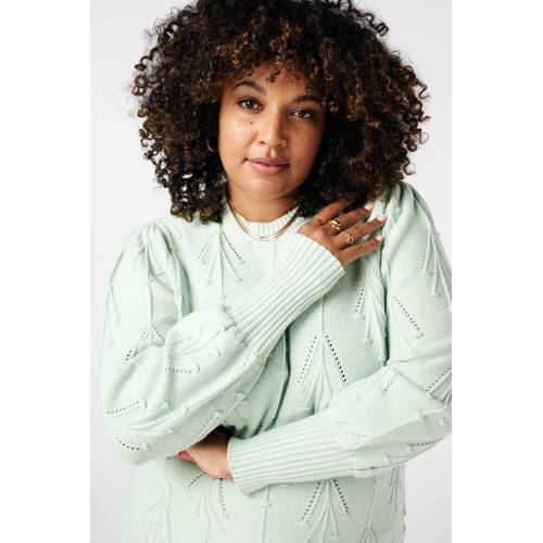 MS Mode pullover mintgroen afbeelding