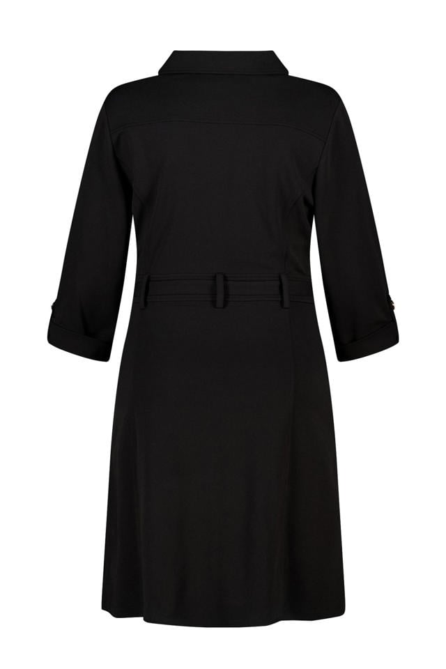 Je m'appelle Travelstof Dames Jurk Met stretch - Zwart - Maat XL Je m'appelle Travelstof Dames Jurk Met stretch - Zwart - Maat XL