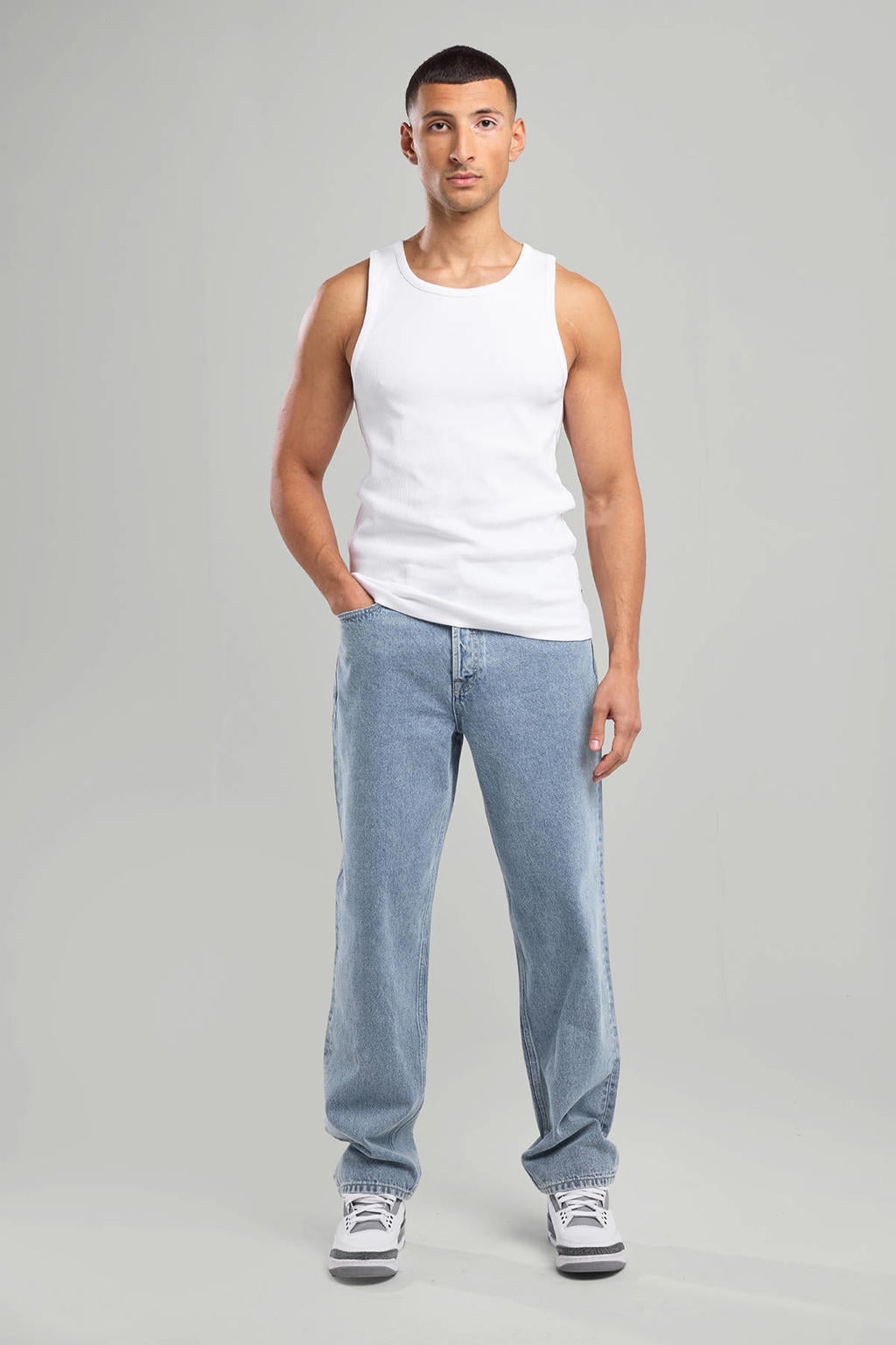 America Today Dallas loose fit jeans medium blue