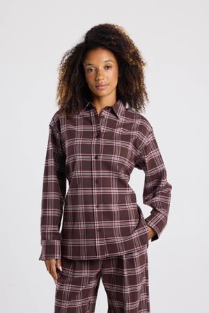 blouse donkerrood