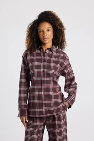 blouse donkerrood