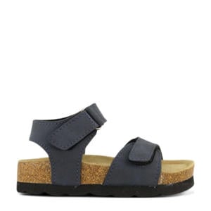 leren sandalen blauw