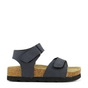 leren sandalen blauw