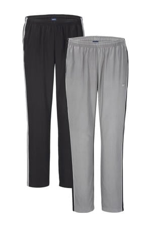 joggingbroek - set van 2 zwart/grijs