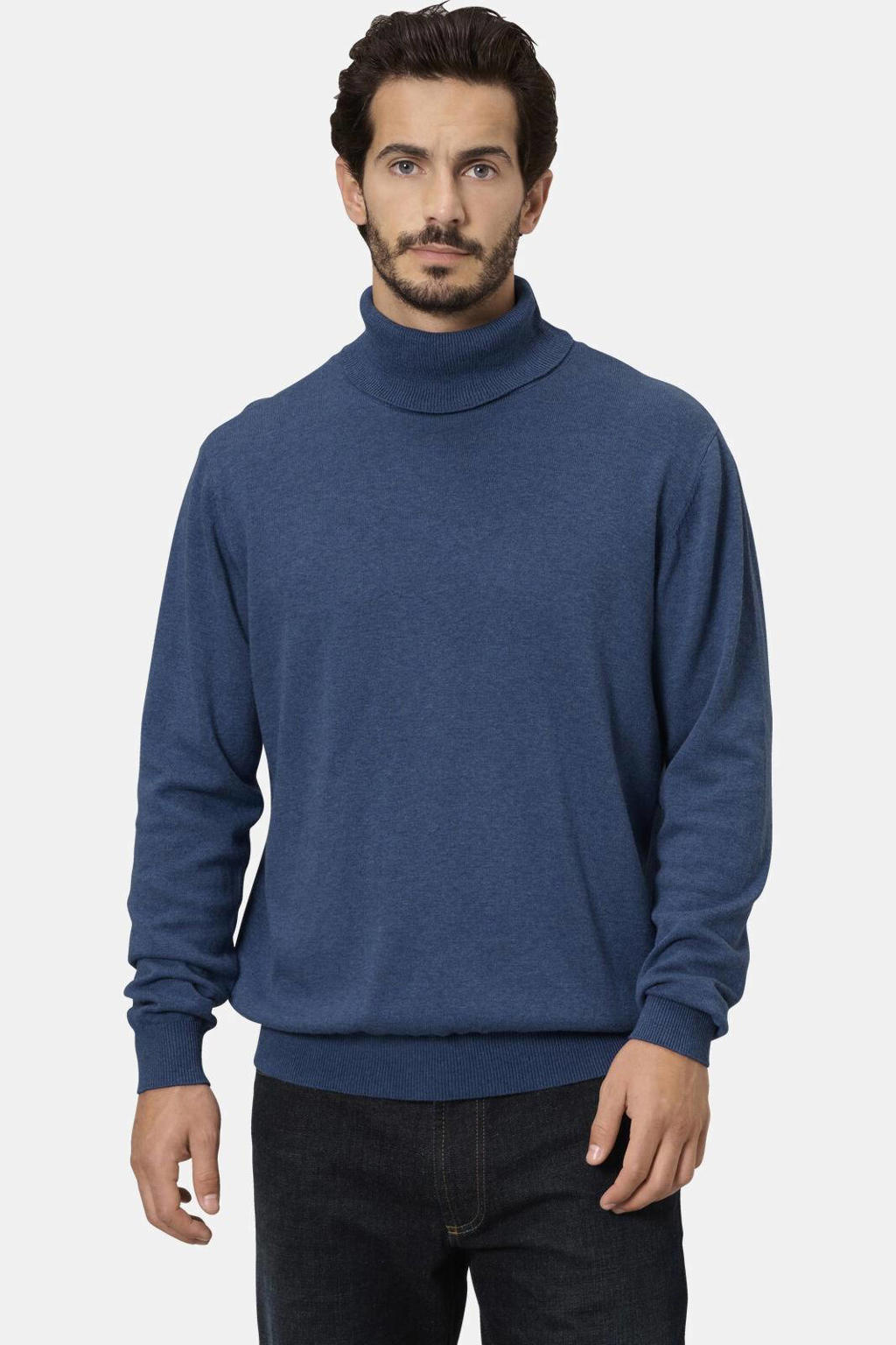 Babista coltrui fijn gebreid JOLIETTO blauw
