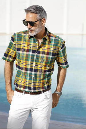 regular casual overhemd GIVITE groen