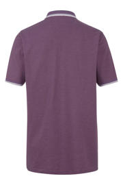 thumbnail: Babista regular fit polo met contrast bies Plus Size - lila