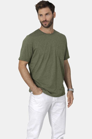 regular fit T-shirt Plus Size - olijfgroen