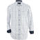 Babista regular fit geruit overhemd Plus Size - wit