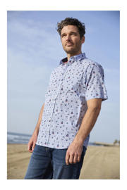 thumbnail: Babista regular fit overhemd Plus Size met print - donkerblauw