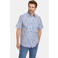 Babista regular fit overhemd Plus Size met print - donkerblauw