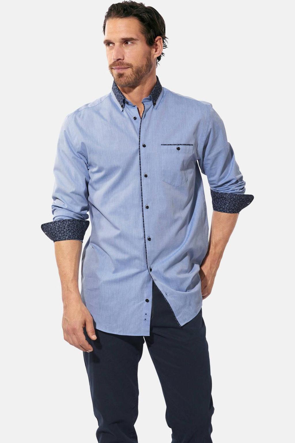 Babista overhemd Plus Size - lichtblauw