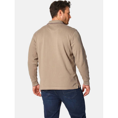 Babista regular polo MILANVETZO beige afbeelding