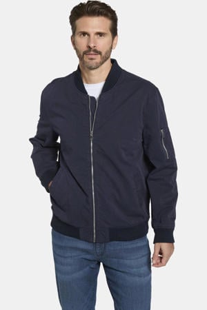 katoenen bomberjack Plus Size - donkerblauw