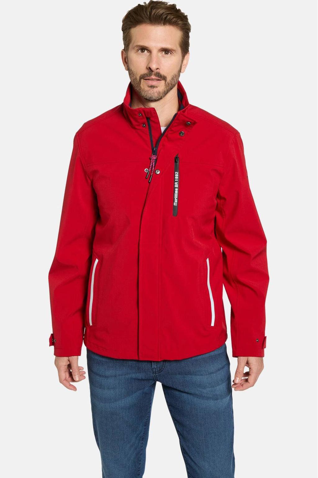 Babista softshell jas ZORVENTO rood