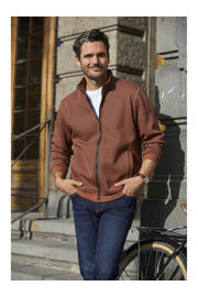 thumbnail: Babista sweatvest Plus Size - lichtbruin