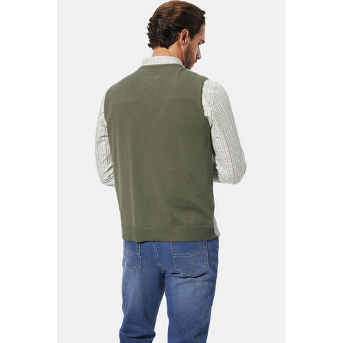 Babista gebreid gilet MODARINI kaki afbeelding