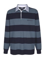 thumbnail: Babista regular fit gestreepte polo Plus Size - blauw