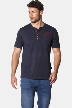 regular fit T-shirt Plus Size - donkerblauw