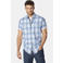 Babista regular fit geruit overhemd Plus Size - lichtblauw