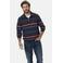 Babista katoenen regular fit gestreepte trui Plus Size - donkerblauw