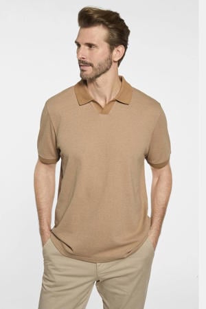 regular polo ELENZIO lichtbruin
