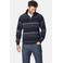 Babista katoenen regular fit gestreepte trui Plus Size - blauw