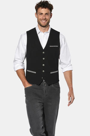 Plus Size gilet - zwart
