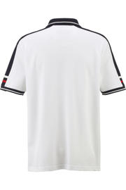 thumbnail: Babista regular fit polo met contrast bies Plus Size - wit