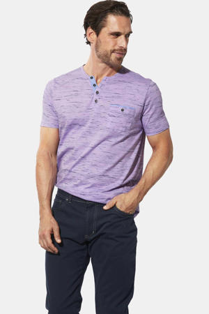 regular fit gemêleerd T-shirt Plus Size - lila
