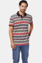 thumbnail: Babista regular fit gestreepte polo Plus Size - oranje