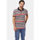 Babista regular fit gestreepte polo Plus Size - oranje