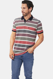 thumbnail: Babista regular fit gestreepte polo Plus Size - oranje